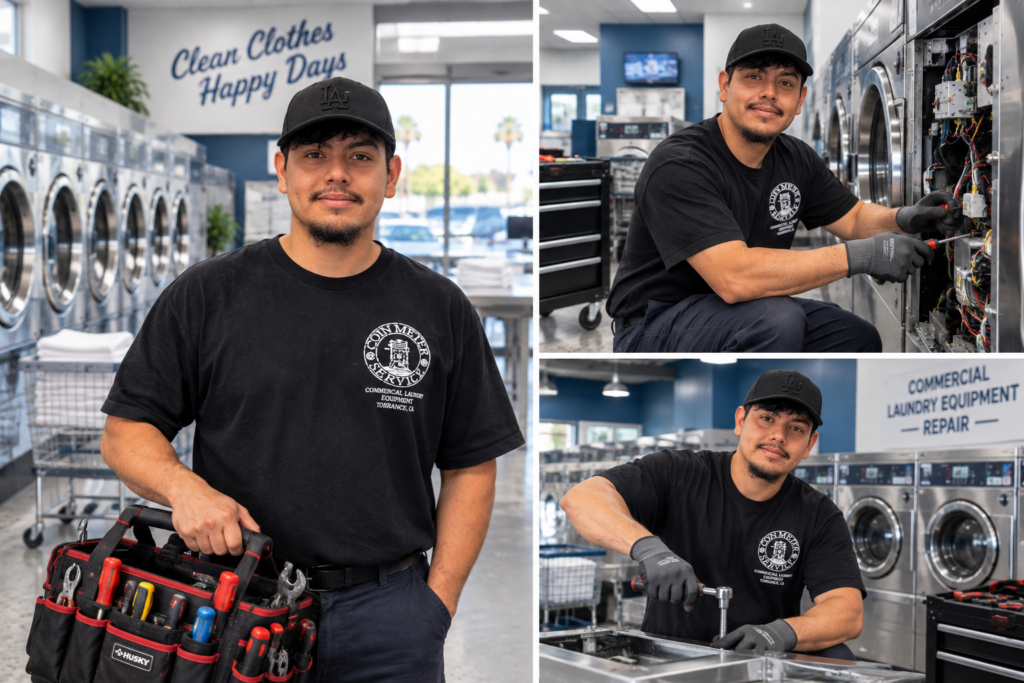 commercial laundromat repair technician
